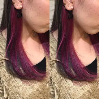 セミロング カラー パーマ ヘアアレンジ メンズ キッズ ネイル マツエク・マツパ 新宿/髪質改善/ 美髪矯正✨浅江通友のヘアスタイル