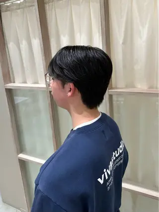 メンズ N,SOL / 岩上 新大のヘアスタイル