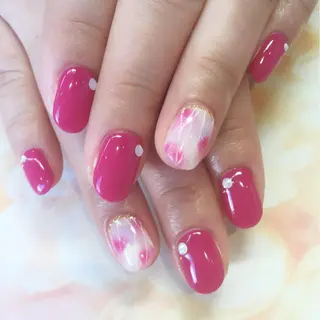 ネイル みよし市 nail salon*pomnal.co所属・Shimada Harukaのネイルデザイン