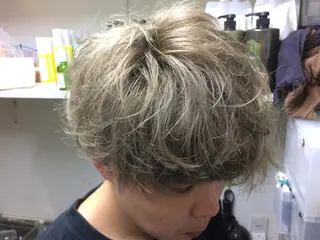 ショート カラー メンズ 遠藤悠大/メンズ縮毛 /メンズカットのヘアスタイル