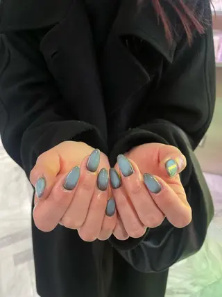 ネイル クルミ/ 💕ワンホンネイルのネイルデザイン