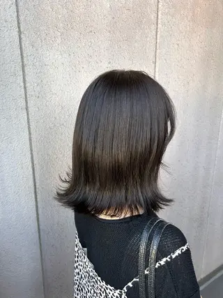 ミディアム カラー MASHU所属・レディースパーマ🌀 きだに りののヘアスタイル