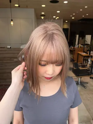 ショート カラー 産休中です 艶カラー♡オカのヘアスタイル