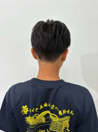 メンズ 透明感カラー🫧 ミクのヘアスタイル