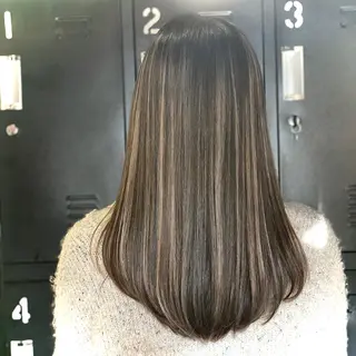 セミロング カラー ✨韓国/外国人風✨ 江原巧のヘアスタイル