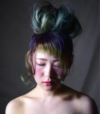 ロング ヘアアレンジ 山本 雷のヘアスタイル