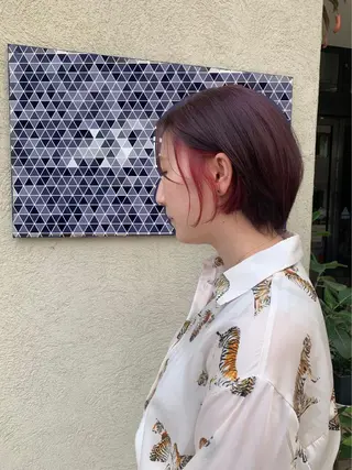 ショート HAIR SALONgenie (ヘアーサロンジーニー)所属・嶋崎 啓人のヘアスタイル