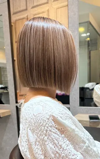 ショート カラー beaute錦糸町 🦖⋆͛yuka💚のヘアスタイル