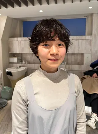 ショート パーマ driP. by HAVANA所属・パーマ / ボブ /ショート 谷口 陸のヘアスタイル