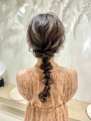 ロング ヘアアレンジ ヘアセット ✴︎Mai✴︎銀座のヘアスタイル