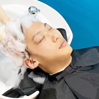 フェザーパーマ/ ダブルカラー/藤田のヘアスタイル