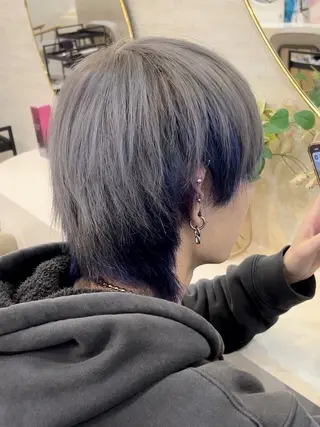 メンズ Rio🎀 艶カラー/韓国のヘアスタイル