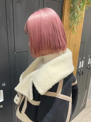 ミディアム カラー ヘアアレンジ VIEW NEO【 ビュー ネオ】所属・〖 艶髪カラー 〗 ブリーチ⌇妃菜🎀のヘアスタイル