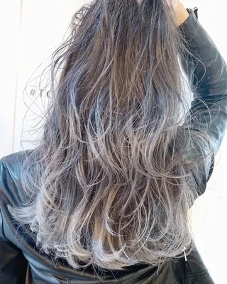 セミロング カラー ヘアアレンジ WATARU🔥／ 外国人風ハイライトのヘアスタイル