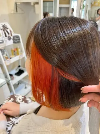 ミディアム カラー ヘアアレンジ メンズ特化美容師 🐈‍⬛RUNAのヘアスタイル