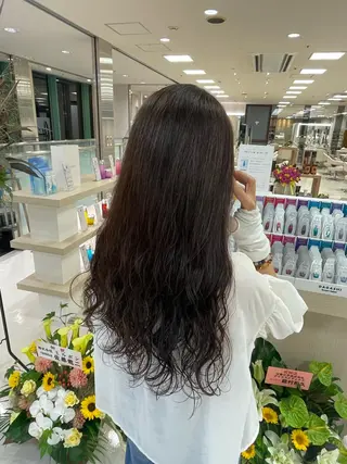 ロング パーマ 暖色レイヤー 🥀REIRIのヘアスタイル