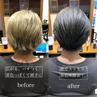 ショート カラー 🌟イメチェン美容師 🌟清水 大輝のヘアスタイル