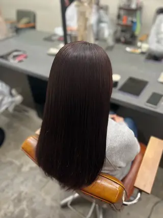 ロング nico 麻生 花輪 美優のヘアスタイル