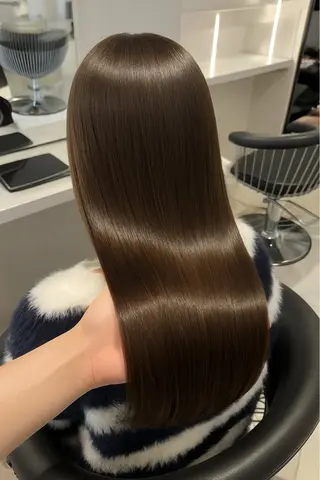 セミロング 池袋/縮毛矯正/ 髪質改善/【光輝】のヘアスタイル