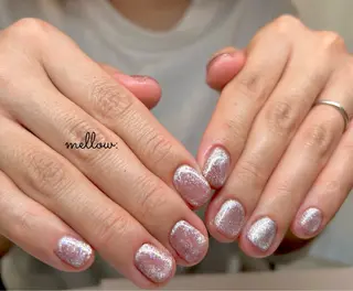 ネイル mellow :所属・mellow:ｸﾙﾐ ﹡˖˟༝🎀˖˟ ༝のネイルデザイン