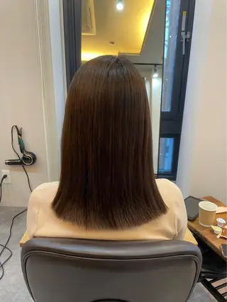 ミディアム ボブ/髪質改善/ soiナカジママドリのヘアスタイル