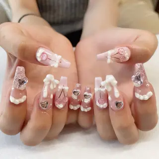 ネイル 💎🐰 saki. m 🐰💎のネイルデザイン