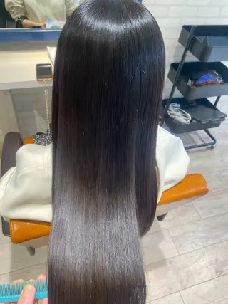 ロング 小島あゆ美/髪質改善 /縮毛矯正/ケラコラのヘアスタイル