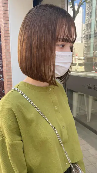 ショート RURI韓国ボブ 🇰🇷タッセルボブのヘアスタイル