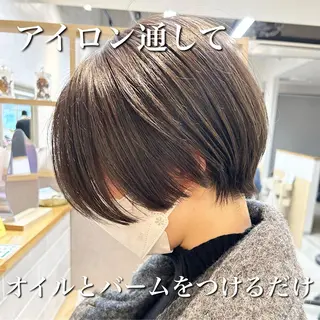 ショート カラー ナリタ ミユウのヘアスタイル