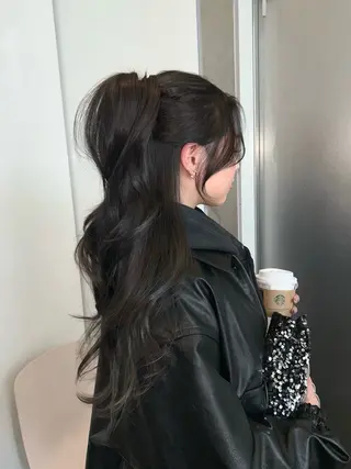 ロング カラー 💖原宿/韓国ヘア 顔周りカット/Rioのヘアスタイル