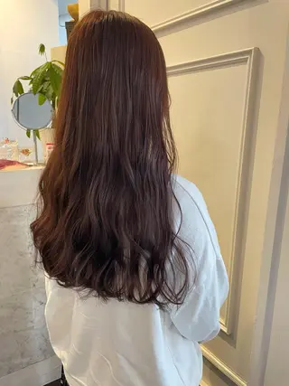 ロング カラー 安藤 佑衣のヘアスタイル