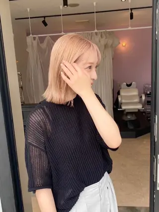 カラー MATTY azusaのヘアスタイル