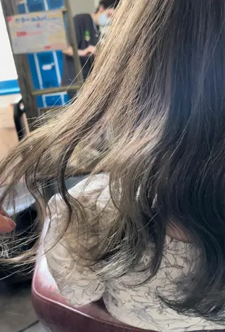 セミロング カラー 🌿美髪縮毛矯正 のプロ安川🌿のヘアスタイル