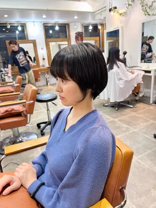 ショート newline銀座所属・銀座ショート/ 大人ショート/金子涼のヘアスタイル