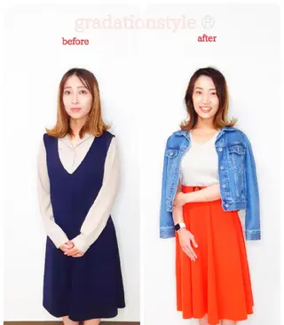 ヘアアレンジ マツエク・マツパ 🎼グラデーション スタイル札幌♫*✧のマツエク・マツパデザイン