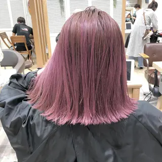 ミディアム カラー ❤️ダブルカラー 髪質改善❤️SAYAのヘアスタイル