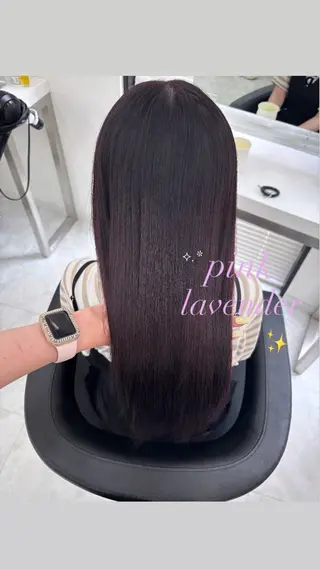 セミロング Hina🎀♡ 暖色/縮毛のヘアスタイル