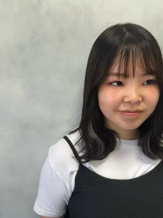 ミディアム 🌶推しカラー RINA🌶´-のヘアスタイル