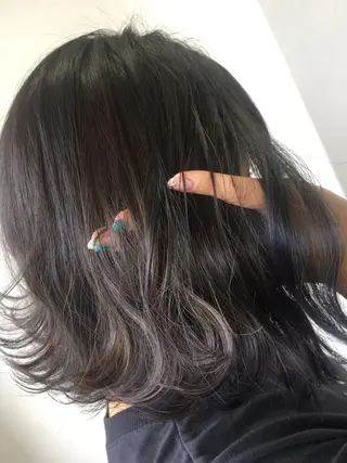 カラー ブリーチ毛縮毛矯正 👑山口のヘアスタイル