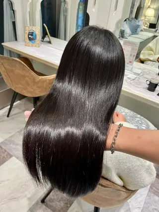 ロング カラー カットモデル募集 艶カラー/ユウトのヘアスタイル