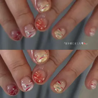 ネイル 個性派ニュアンス ネイル Nao.のネイルデザイン