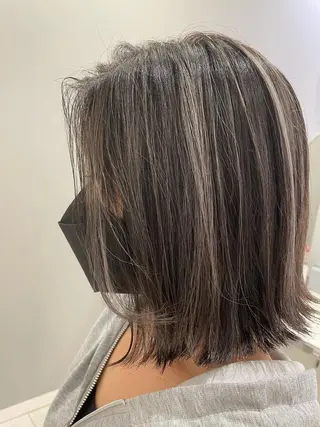 ミディアム GOAT_茅ヶ崎 キシ サクラのヘアスタイル