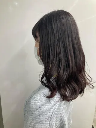 ミディアム カラー ブリーチ&似合せボブ 田中寛十のヘアスタイル