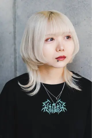セミロング カラー ヘアアレンジ est hair 池袋西口店所属・😈派手髪/ 地雷系 /　KALIN😈のヘアスタイル