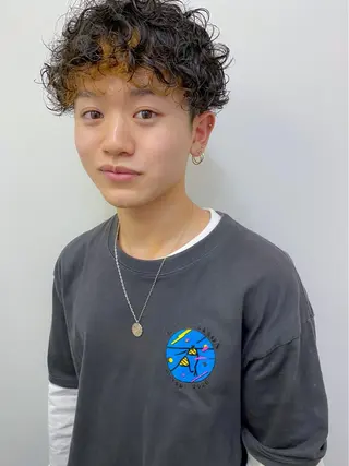 ショート カラー メンズ 栄/矢場町 三井太朗のヘアスタイル