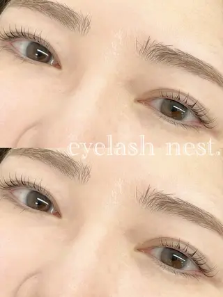 マツエク・マツパ intime内nest.所属・🤍nest. エリ🤍のマツエク・マツパデザイン