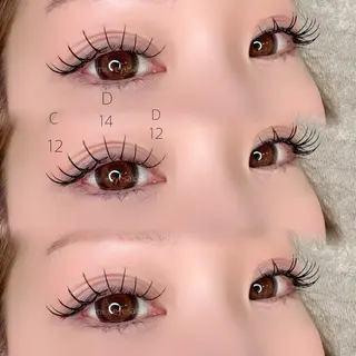 マツエク・マツパ 🦢amii. 鷲田のマツエク・マツパデザイン