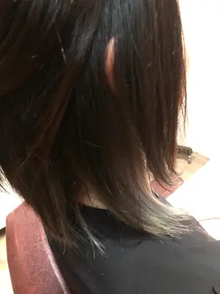 ミディアム カラー オオシロ ユウマのヘアスタイル