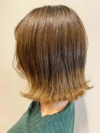 ミディアム 🌹艶髪カラー🌹 津田晴加【西荻窪】のヘアスタイル