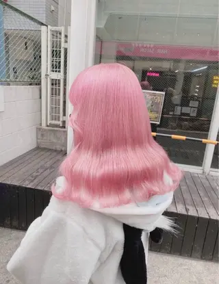 ミディアム カラー 💕ブリーチ/ヘアメ 🎀YUUKAのヘアスタイル